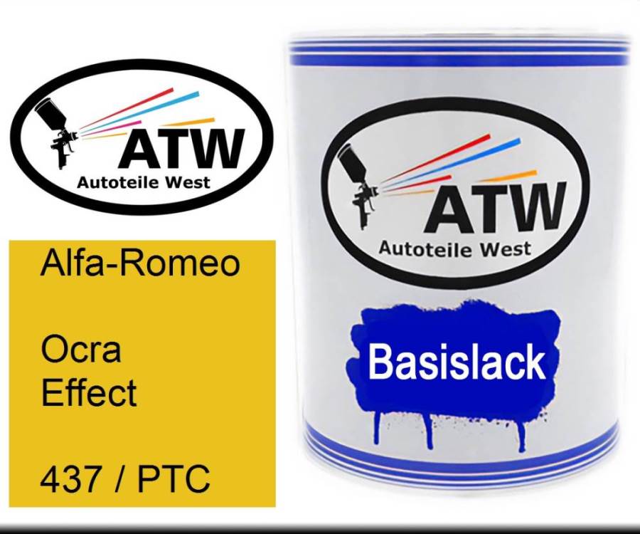 Alfa-Romeo, Ocra Effect, 437 / PTC: 1L Lackdose, von ATW Autoteile West.